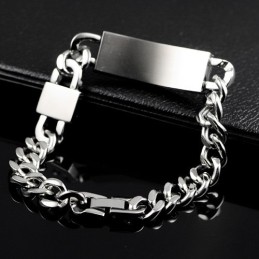 Nova Pulseira Masculina De Titânio Iron Orchid
