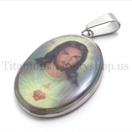 Pingente De Titânio Da Série Jesus