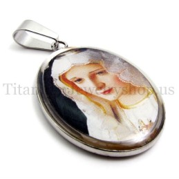 Pingente De Titânio Da Série Madonna