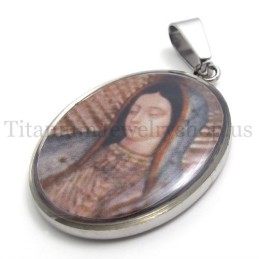 Pingente De Titânio Da Série Madonna