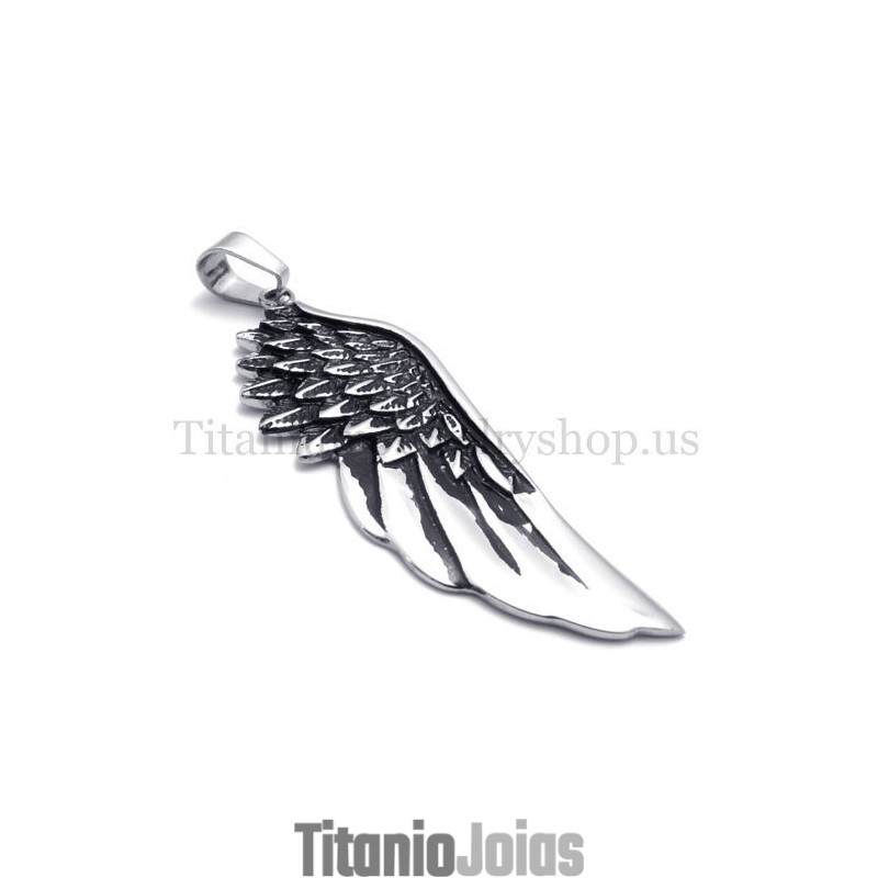 Pingente De Titânio Puro Masculino Modelo Wings Pingente De Titânio Puro Masculino Modelo Wings