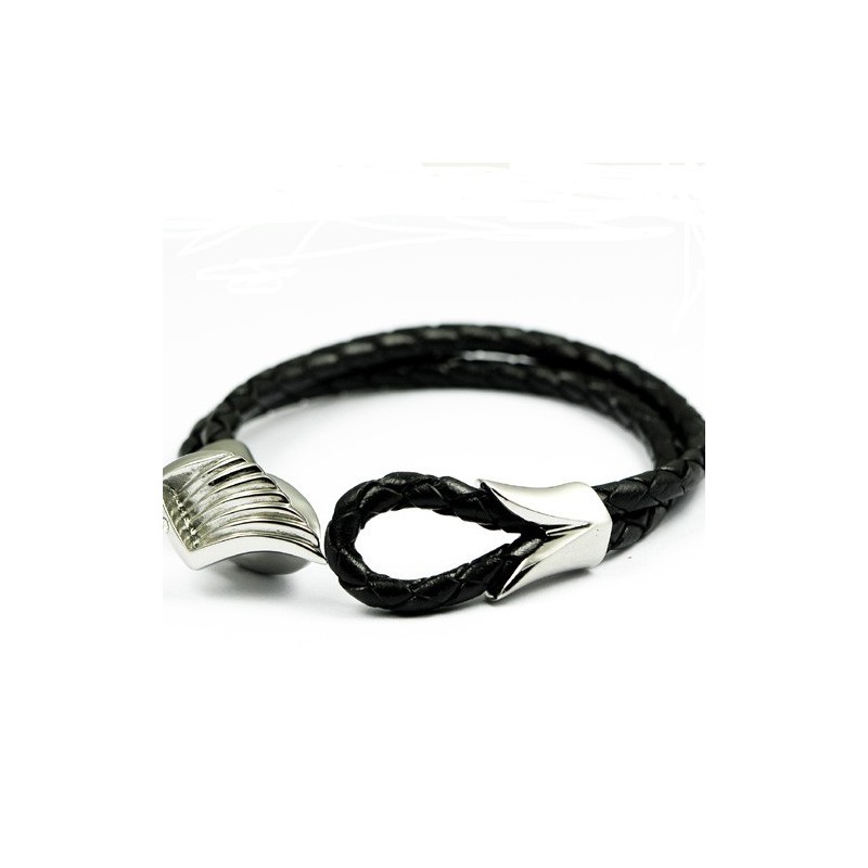 Pulseira De Couro De Titânio Pulseira De Couro De Titânio