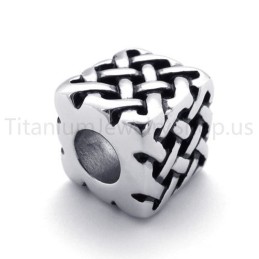 Novo Pingente Clássico De Cubo De Titânio