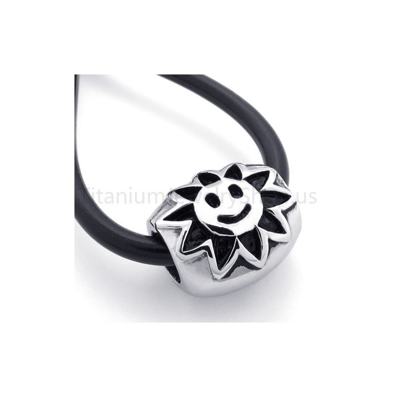 Novo Pingente Clássico De Girassol Em Titânio