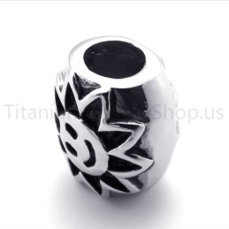 Novo Pingente Clássico De Girassol Em Titânio