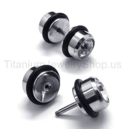 Brincos De Titânio Com Barra