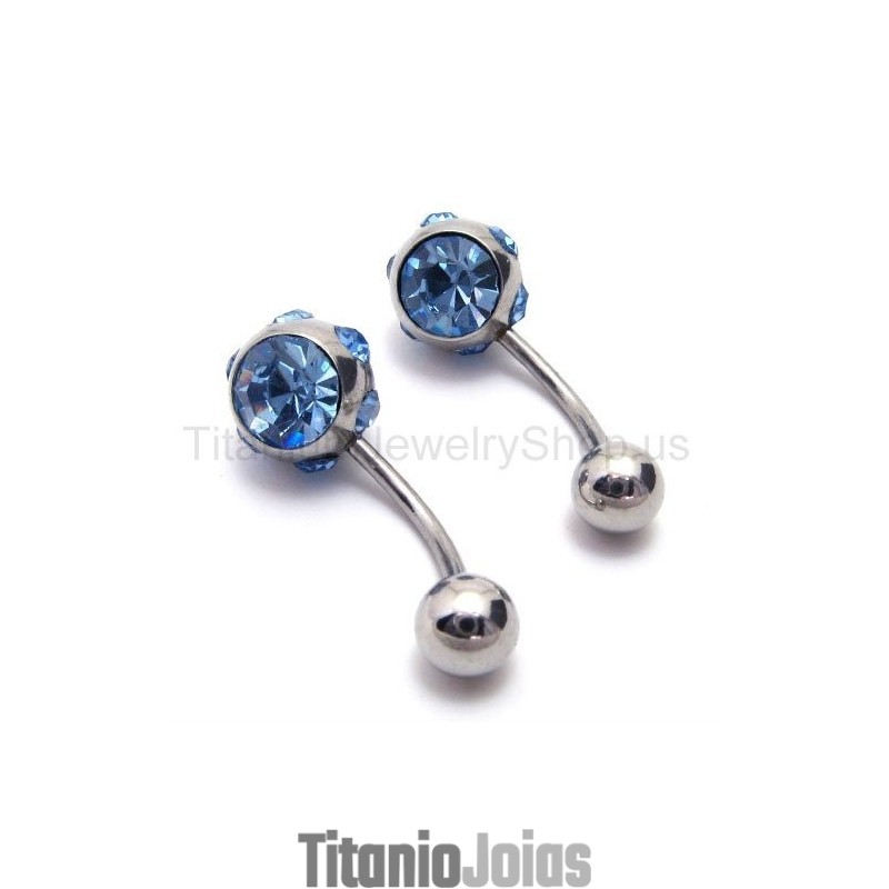 Brincos De Diamante Azul De Titânio Fino Prateado Brincos De Diamante Azul De Titânio Fino Prateado