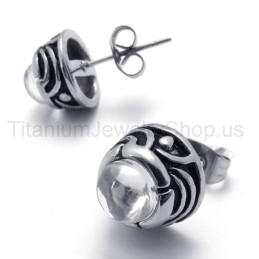 Brincos De Titânio Retrô