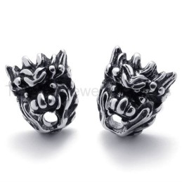 Brincos De Titânio Retrô Lion Cool