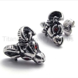 Brincos De Titânio Red Eyes Sheepshead