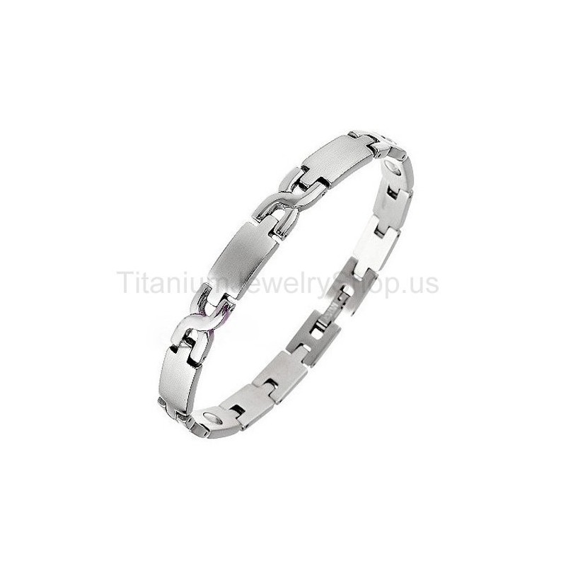 Pulseira Masculina De Titânio Pulseira Masculina De Titânio