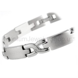 Pulseira Masculina De Titânio