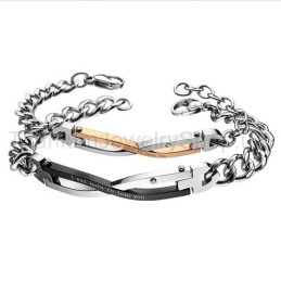Pulseiras De Titânio Para Amantes "I Was Born To Love You"