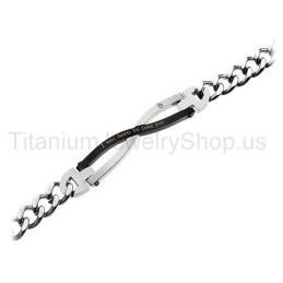 Pulseiras De Titânio Para Amantes "I Was Born To Love You"