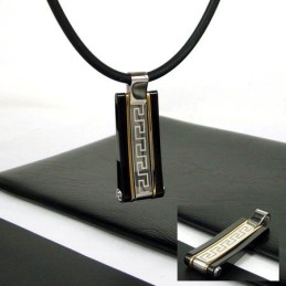 Colar Com Pingente De Titânio Estilo Glyph Exquisite Man