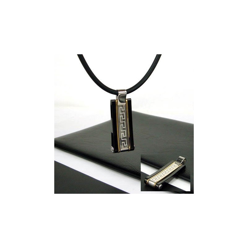 Colar Com Pingente De Titânio Estilo Glyph Exquisite Man Colar Com Pingente De Titânio Estilo Glyph Exquisite Man