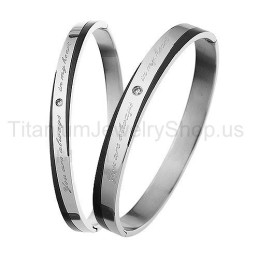 Pulseiras De Titânio Para Amantes De Vocês Sempre Estão No Meu Coração