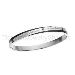 Pulseiras De Titânio Para Amantes De Vocês Sempre Estão No Meu Coração