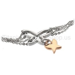 Pulseira Feminina De Titânio