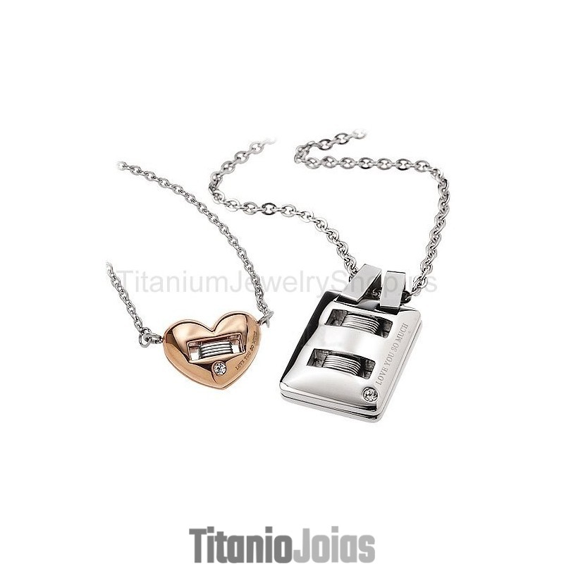 Pingentes De Titânio Love You So Much Pingentes De Titânio Love You So Much