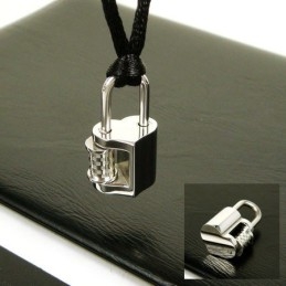 Colar Com Pingente Love Lock Em Titânio Puro Cool Man