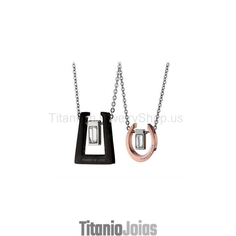 Pingentes De Titânio Power Of Love Para Amantes Pingentes De Titânio Power Of Love Para Amantes