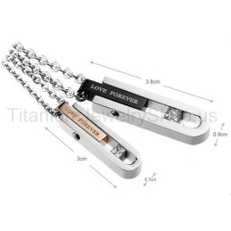 Pingentes Love Forever Titanium Lovers