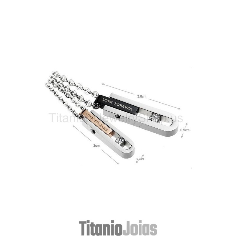 Pingentes Love Forever Titanium Lovers Pingentes Love Forever Titanium Lovers