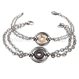Pulseiras De Titânio Para Amantes De Vocês, Eu Me Importo Muito Com Vocês