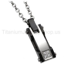 Pingente De Titânio Preto