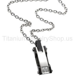 Pingente De Titânio Preto