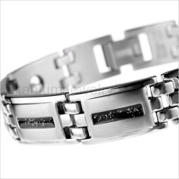 Pulseira De Titânio De 8 Polegadas