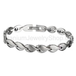 Pulseira De Titânio De 7,5 Polegadas