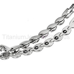 Pulseira De Titânio De 7,5 Polegadas