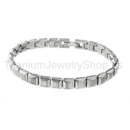 Pulseira De Titânio De 7 Polegadas