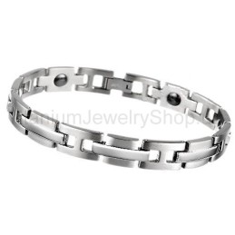 Pulseira De Titânio De 8 Polegadas