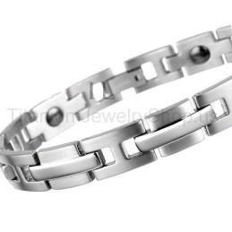 Pulseira De Titânio De 8 Polegadas