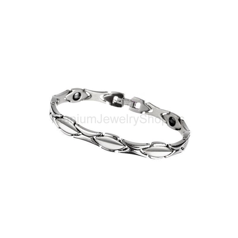 Pulseira De Titânio De 8 Polegadas
