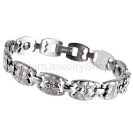 Pulseira De Titânio De 8 Polegadas
