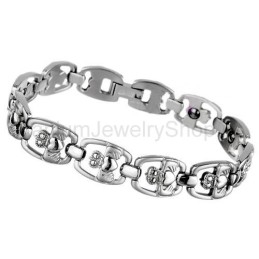 Pulseira De Titânio De 8 Polegadas