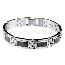 Pulseira De Titânio De 8 Polegadas