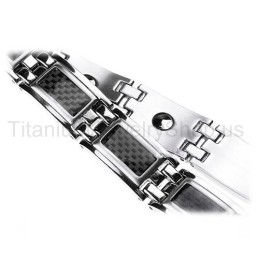 Pulseira De Titânio De 8 Polegadas