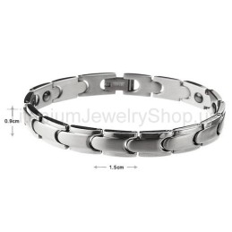 Pulseira De Titânio De 7 Polegadas