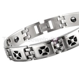 Pulseira De Titânio De 8 Polegadas