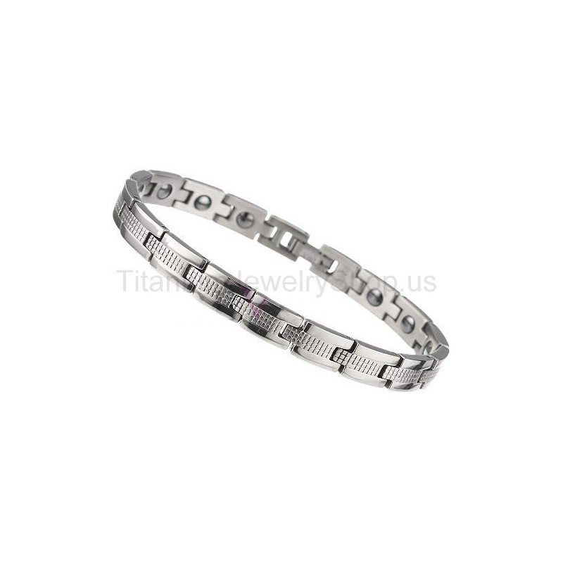 Pulseira Feminina De Titânio De 8 Polegadas Pulseira Feminina De Titânio De 8 Polegadas