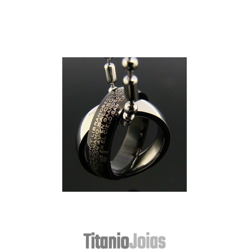 Colar Com Pingente De Titânio Puro E Cruz Exclusiva Para Homem Colar Com Pingente De Titânio Puro E Cruz Exclusiva Para Homem