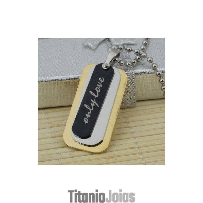 Colar Com Pingente De Titânio Puro De 3 Camadas Para Homem, Presente Com Corrente Grátis Colar Com Pingente De Titânio Puro De 3 Camadas Para Homem, Presente Com Corrente Grátis