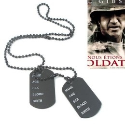 Colar/Pingente Com Placa De Identificação De Cachorro Cool Man Us Soldier