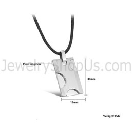 Pingente De Prata Tungstênio C639