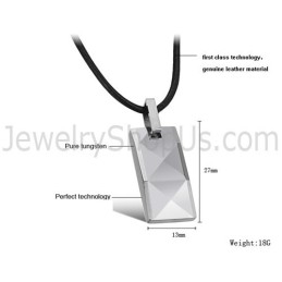 Pingente Com Design Multifacetado E Intrincado Em Prata Tungstênio C630